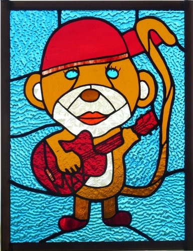 Monkey with guitar